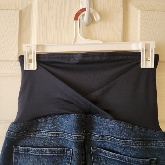 Maternity Skinny Jeans By Ingrid & Isabel Size 4 Dark Blue Denim NWOT - Picture 8 of 9